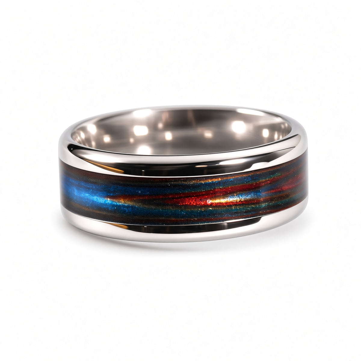 Custom Inlay Ring | Stainless Steel or Titanium | Handcrafted in the USA