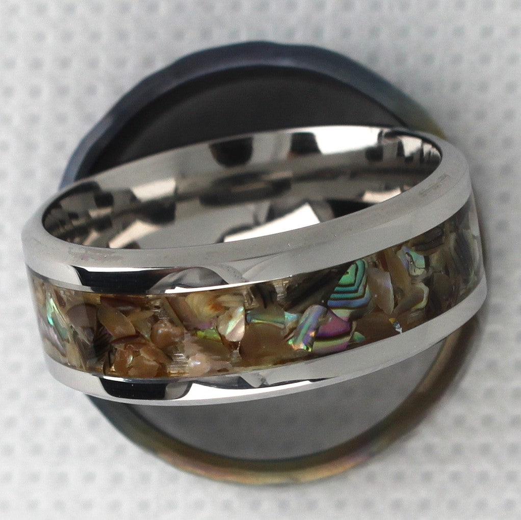Abalone on Stainless Steel