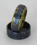 Anodized Titanium fidget ring