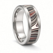 Titanium Fordite Ring | Custom Handmade in the USA